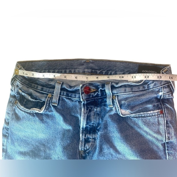 GOLDSIGN - Nineties distressed high-rise bootcut jeans - Picture 9 of 16